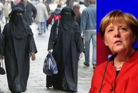 Merkel gegen  Vollverschleierung 